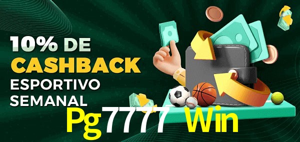 10% de bônus de cashback na Pg7777 Win
